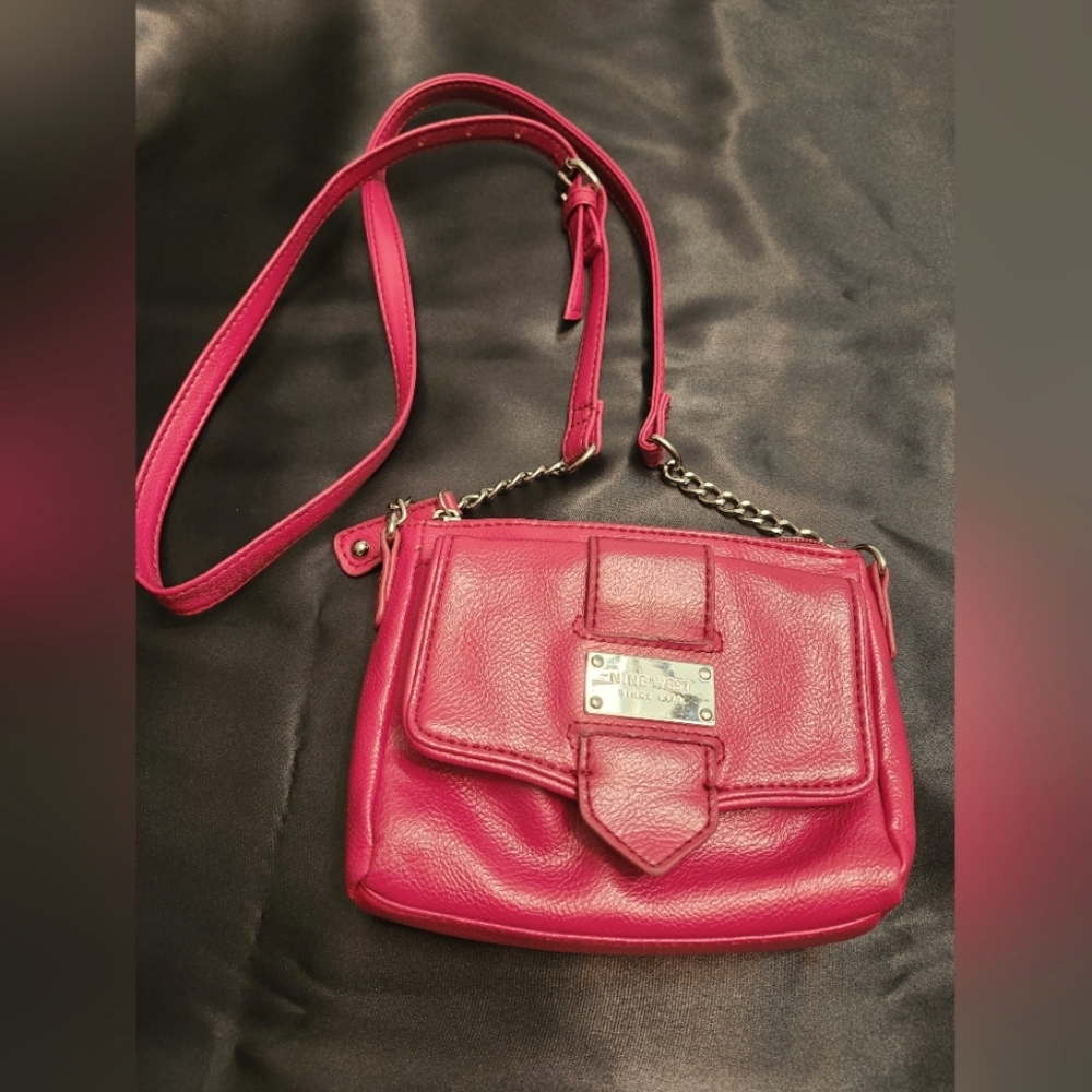 Red Nine West Crossbody Bag